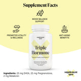 Supplement Spot Natural Mood Balance Supplement capsules in hand