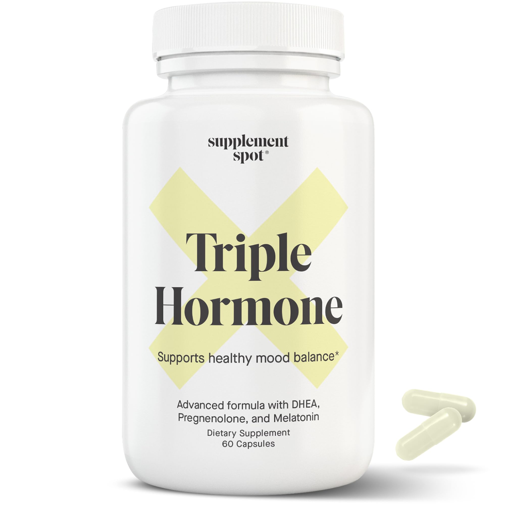 Supplement Spot Natural Mood Balance Supplement front view with packaging