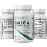 Supplement Universe Male AI Rapid Burn front view of packaging