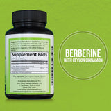 SUPPLEMENTS Berberine & Ceylon Cinnamon veggie capsules close-up
