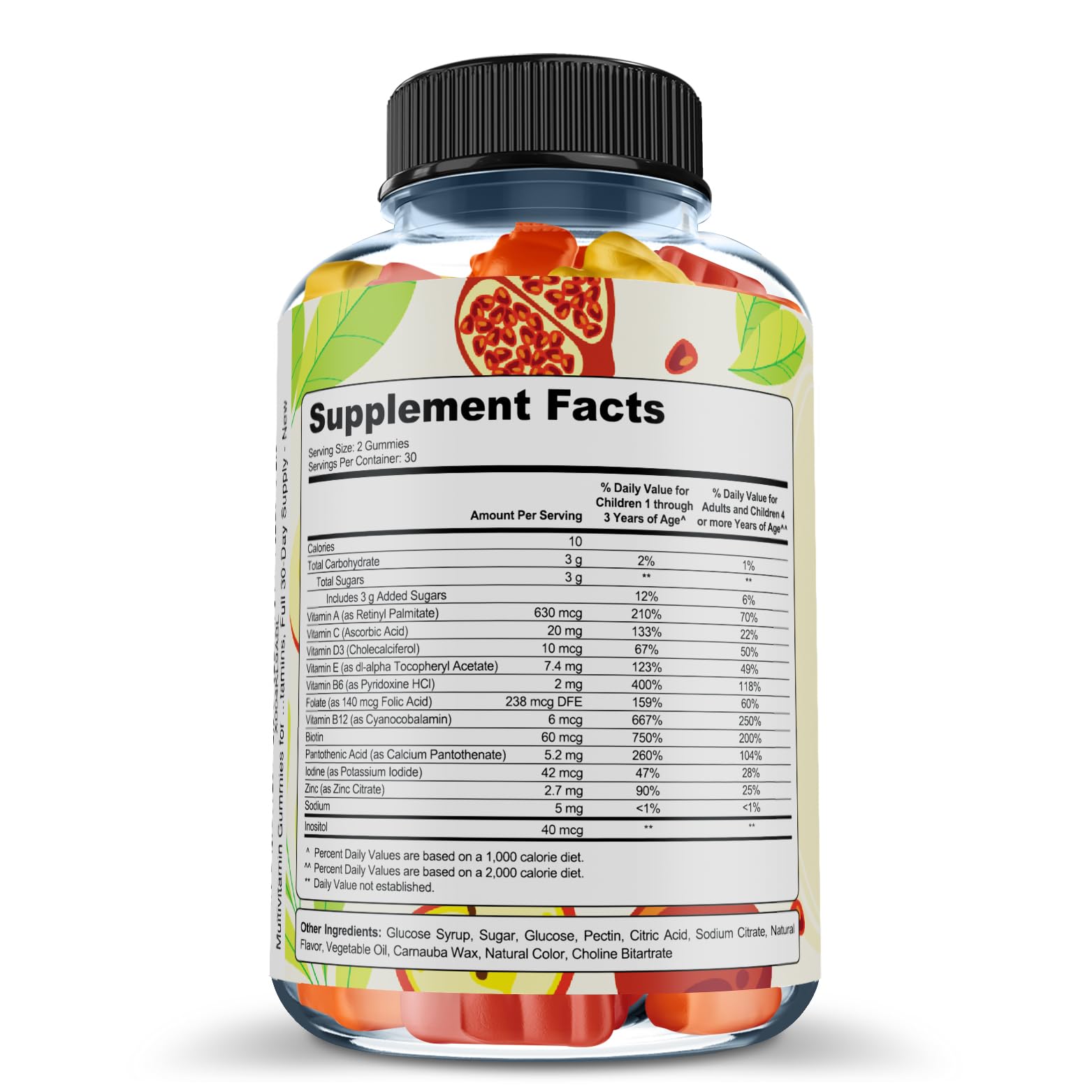 SUPPLEMENTS Kids Multivitamin Gummies packaging