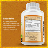 SUPPLEMENTS Organic Turmeric with Triphala side view