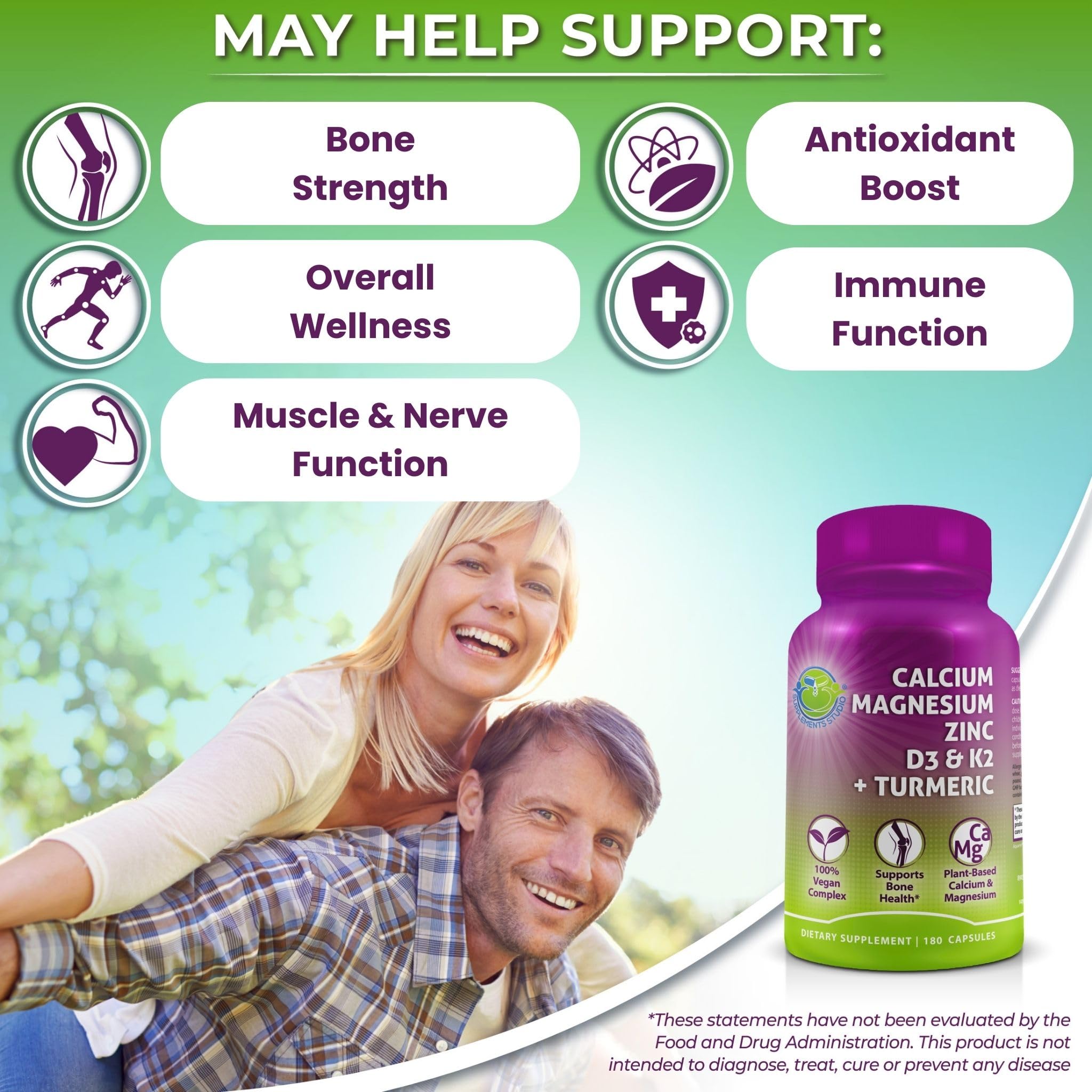 SUPPLEMENTS STUDIO Calcium Magnesium Complex 3 capsules