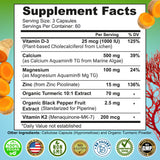 SUPPLEMENTS STUDIO Calcium Magnesium Complex capsules on a table