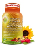 SUPPLEMENTS STUDIO Liposomal Vitamin C 1500mg capsules front view