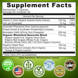 SUPPLEMENTS STUDIO Quercetin Phytosome 500mg supplement with fruits and vegetables