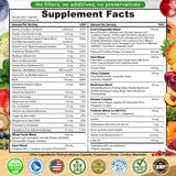 SUPPLEMENTS STUDIO Vegan Methylated Multivitamin 90 Capsules in a clear bottle