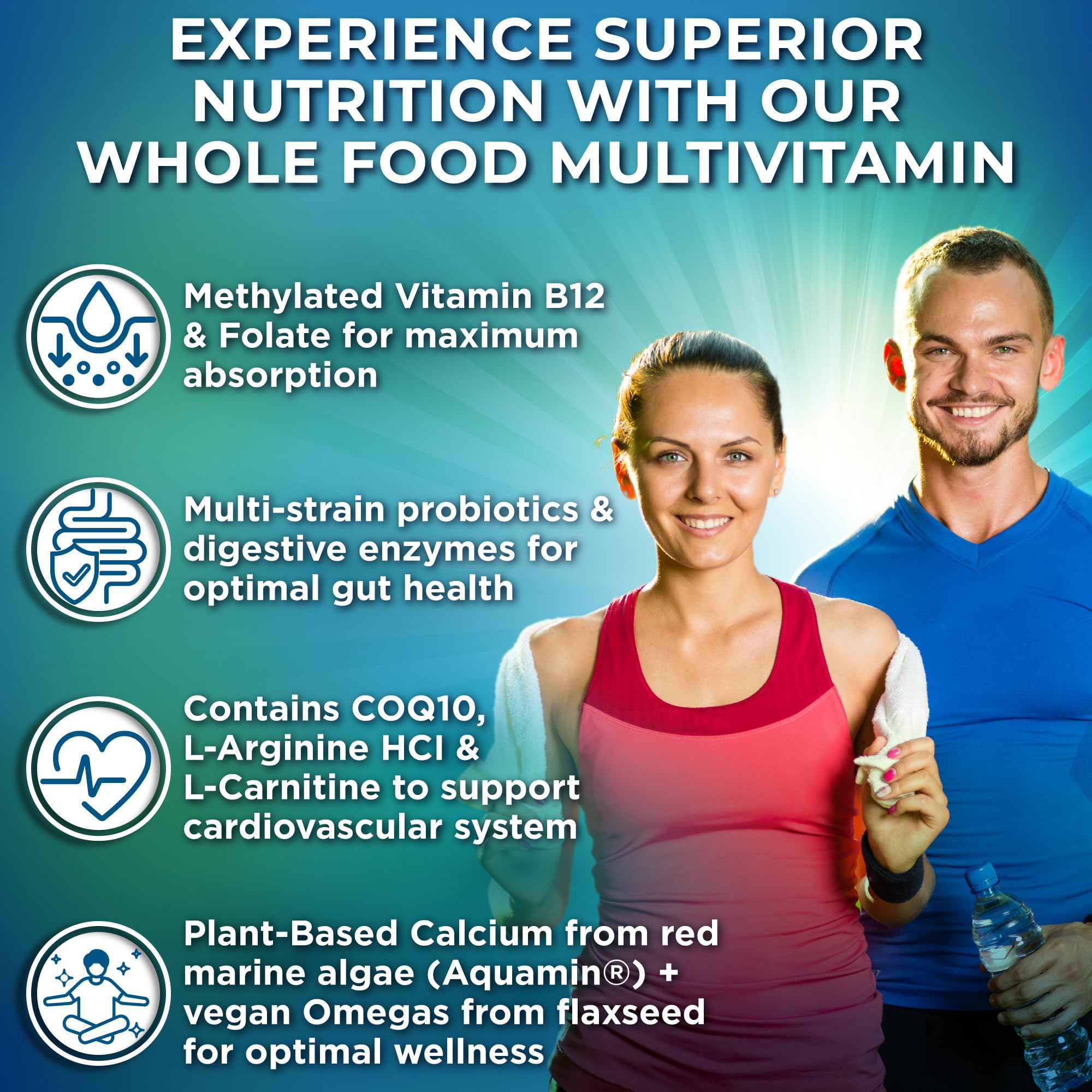 SUPPLEMENTS STUDIO Vegan Methylated Multivitamin bottle with label
