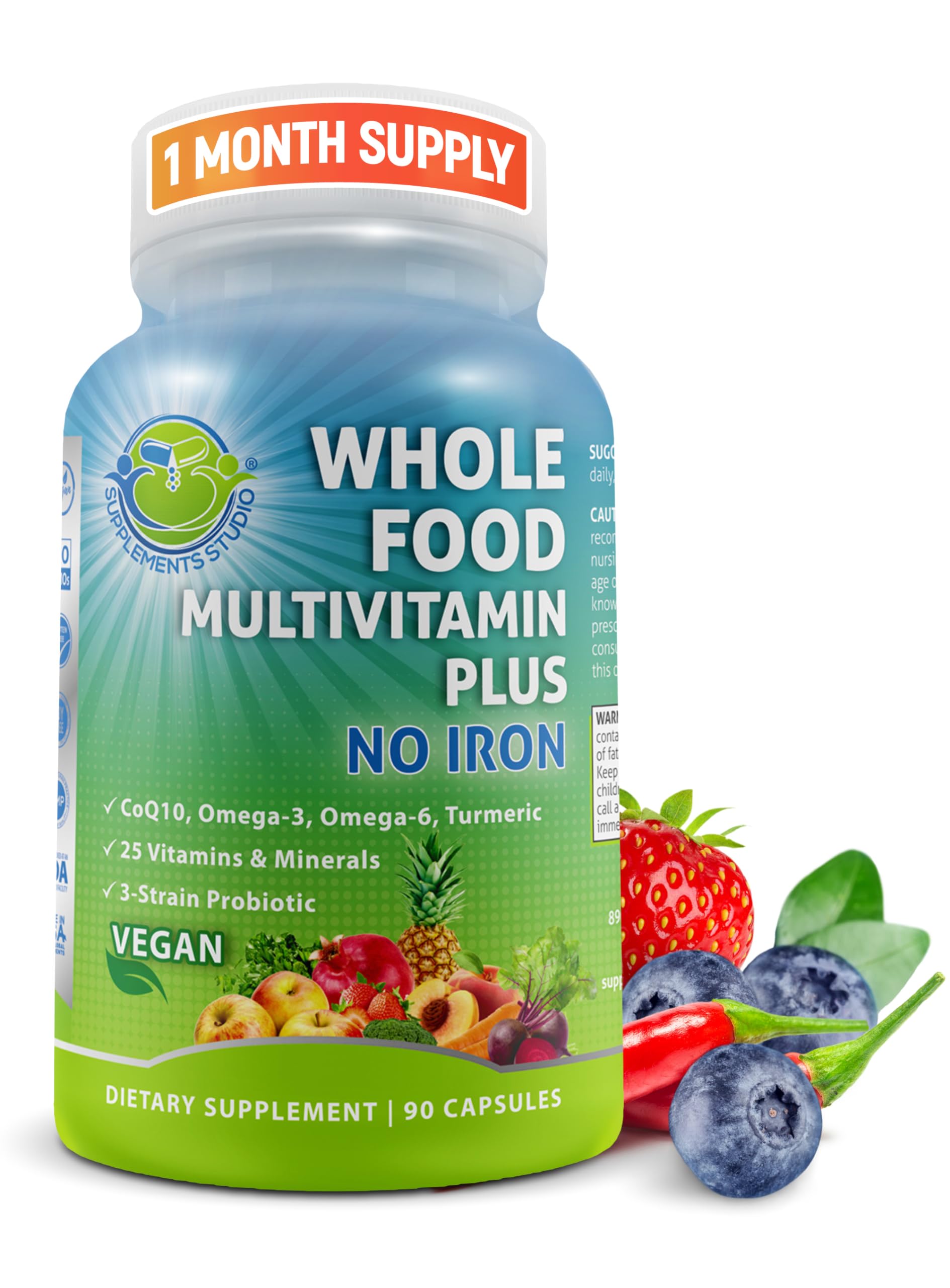 SUPPLEMENTS STUDIO Vegan Methylated Multivitamin front view