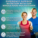 SUPPLEMENTS STUDIO Vegan Methylated Multivitamin with Iron 90 Capsules side view