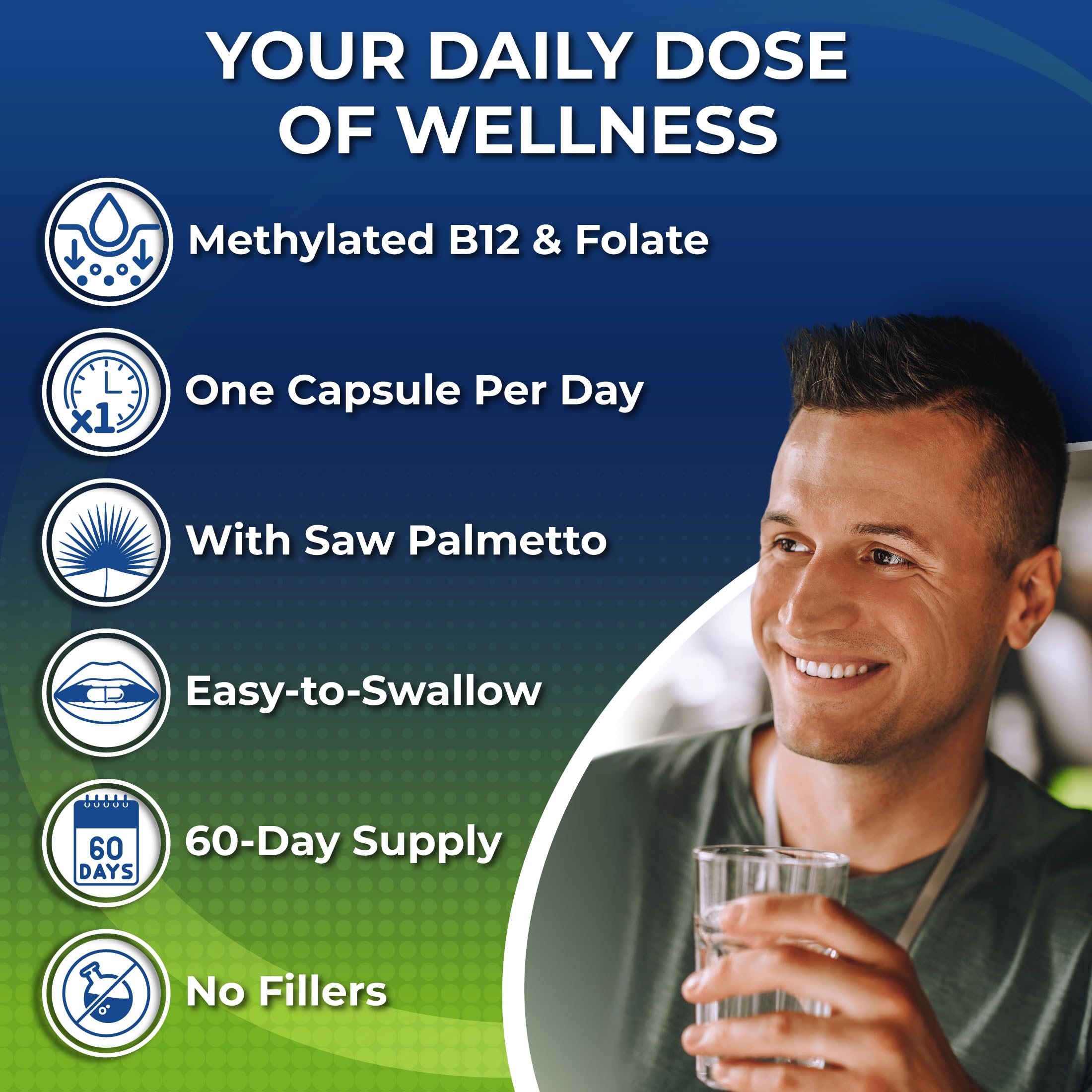 SUPPLEMENTS STUDIO Vegan Multivitamin for Men capsule close-up