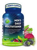 SUPPLEMENTS STUDIO Vegan Multivitamin for Men front view with packaging
