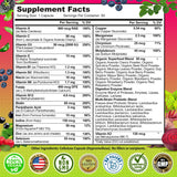 SUPPLEMENTS STUDIO Vegan Multivitamin for Women 60 capsules on a wooden table