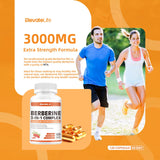 support Berberine Capsules 1500MG capsules on a table