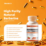 support Berberine Capsules 1500MG label close-up
