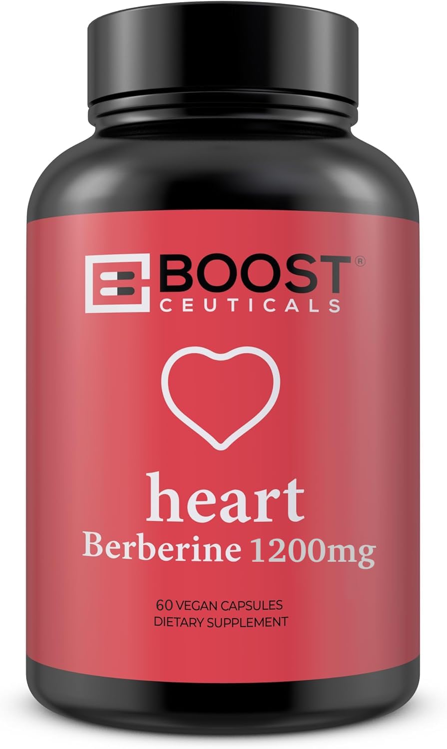 support Berberine HCL 1200mg 60 Capsules front view
