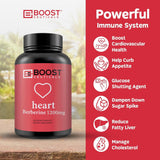 support Berberine HCL 1200mg capsules on a wooden table