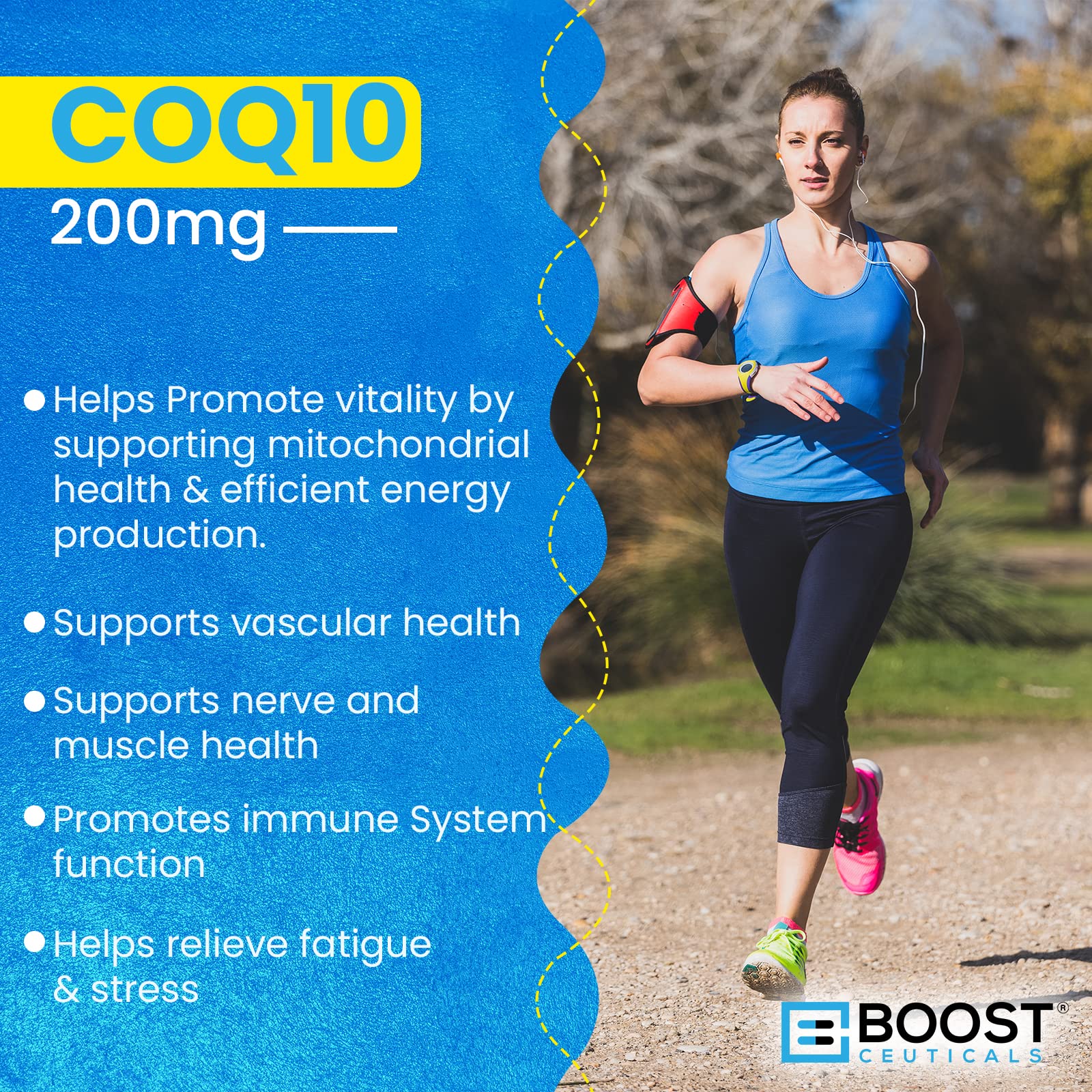 support CoQ10 200MG Ubiquinone Capsules with other supplements
