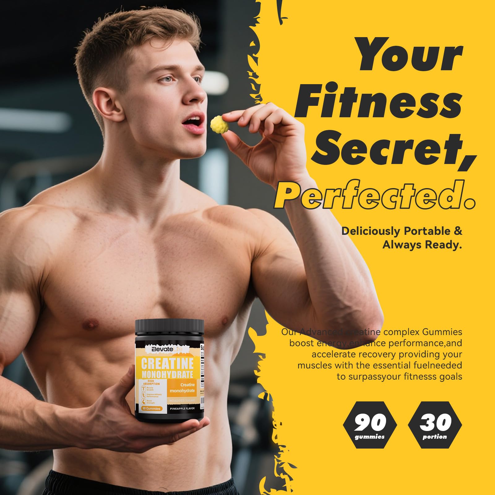 support Creatine Gummies in a gym setting