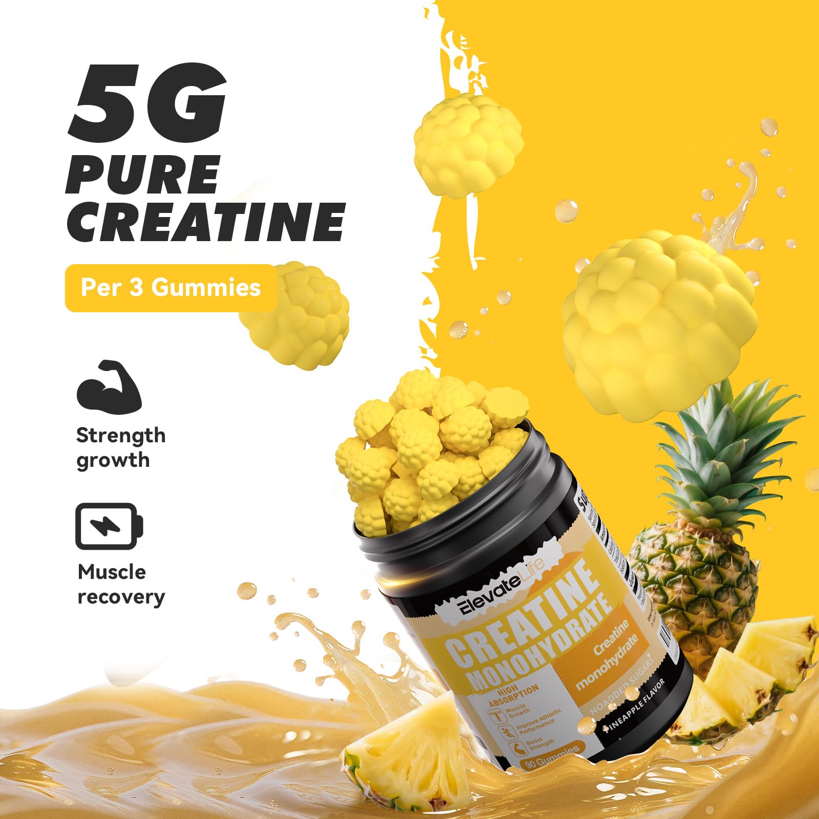 support Creatine Gummies packaging details