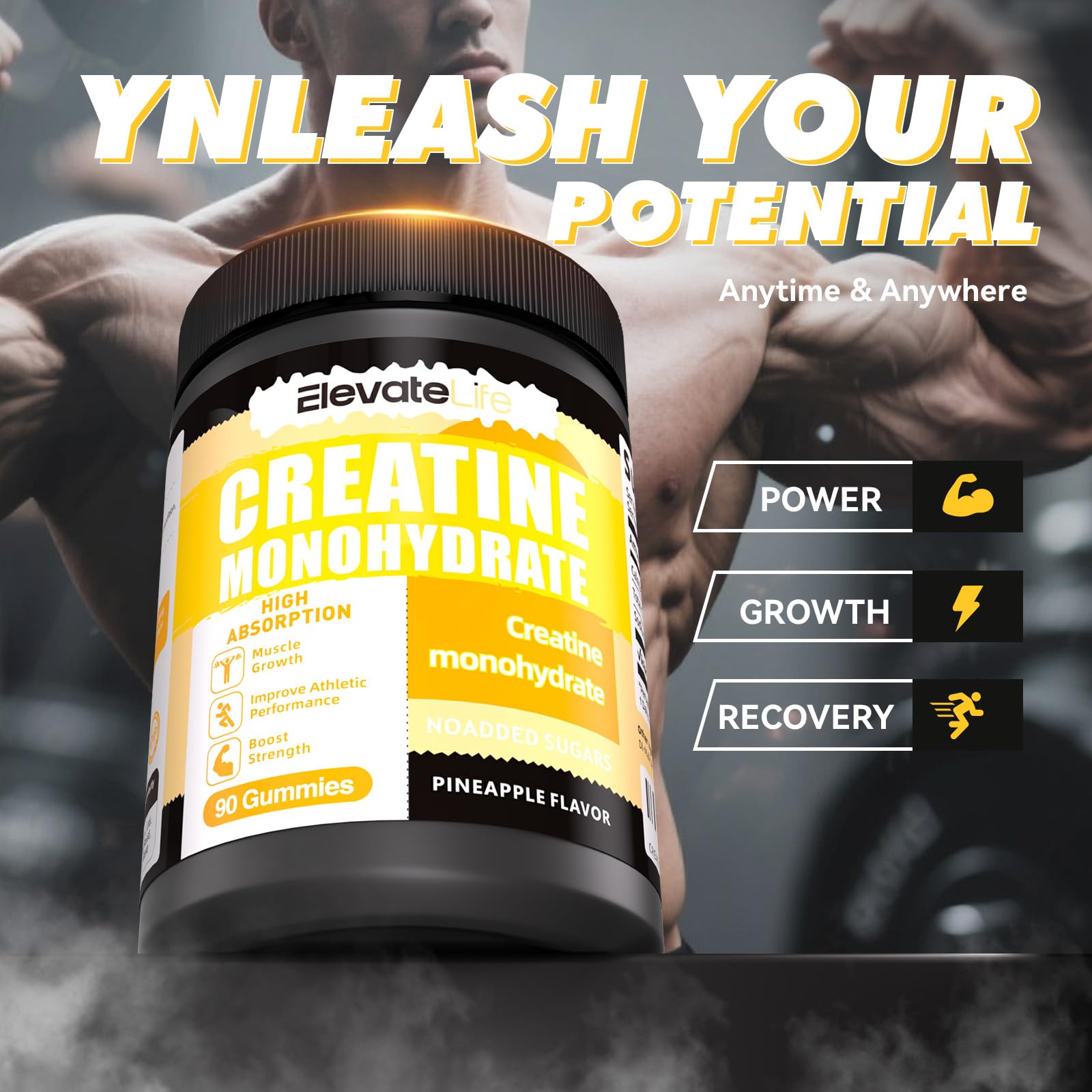 support Creatine Gummies with a measuring tape