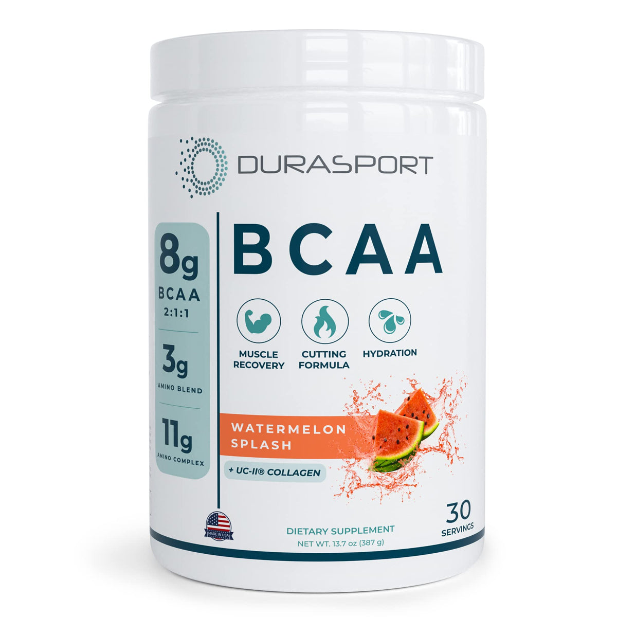 support-IT NUTRITION BCAA Powder front view with packaging