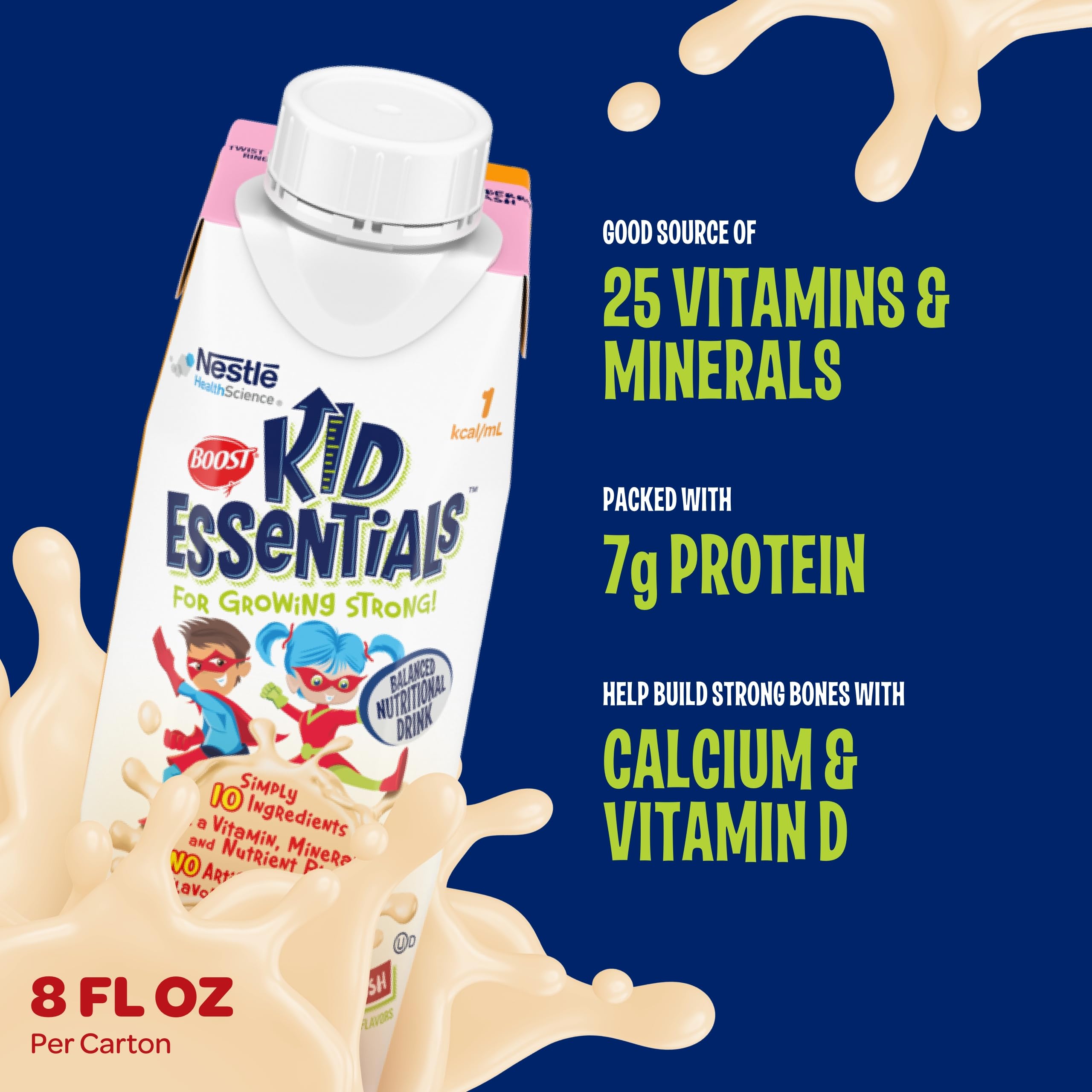 support Kids Essentials Nutritional Drink Strawberry flavour
