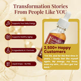 support Labs Liposomal NAD+ liquid dropper with dosage