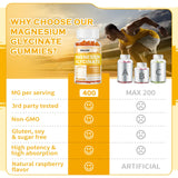 support Magnesium Gummies on a wooden table