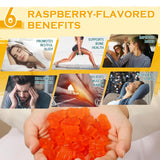 support Magnesium Gummies opened with gummies visible