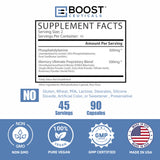 support Memory Support Supplement ingredients list on packaging