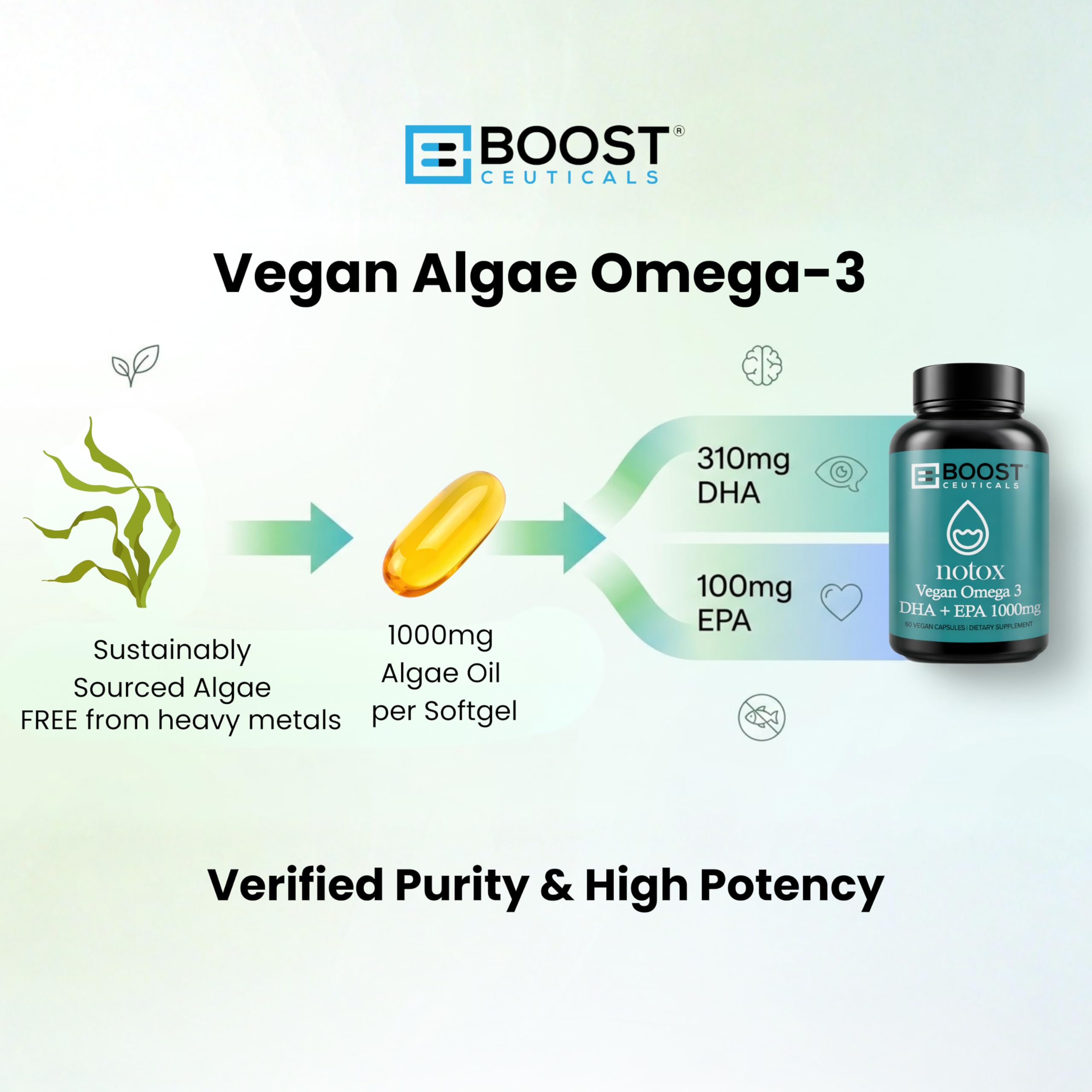support Omega-3 Algae Oil supplement facts