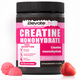 support Strawberry Creatine Gummies bottle front view