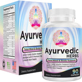support use Ayurvedic Herbs Supplement bottle front view