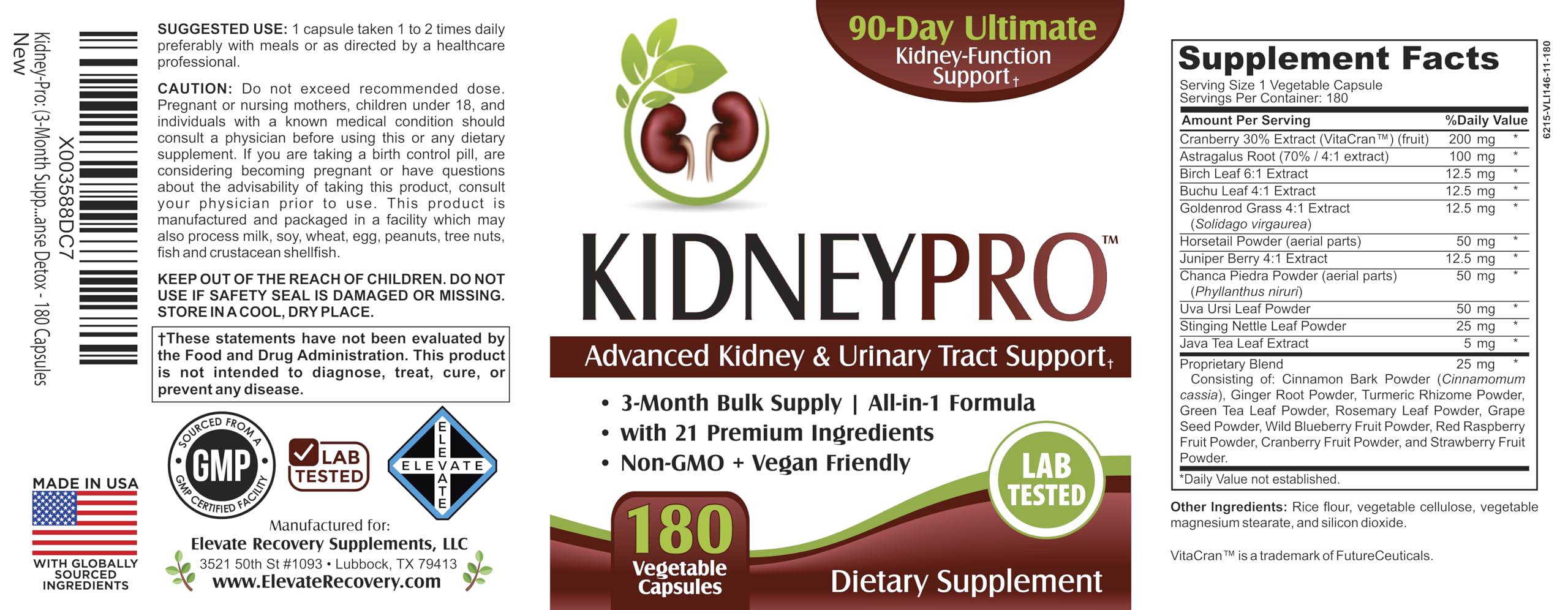 support use Kidney-Pro Supplement in a lifestyle setting