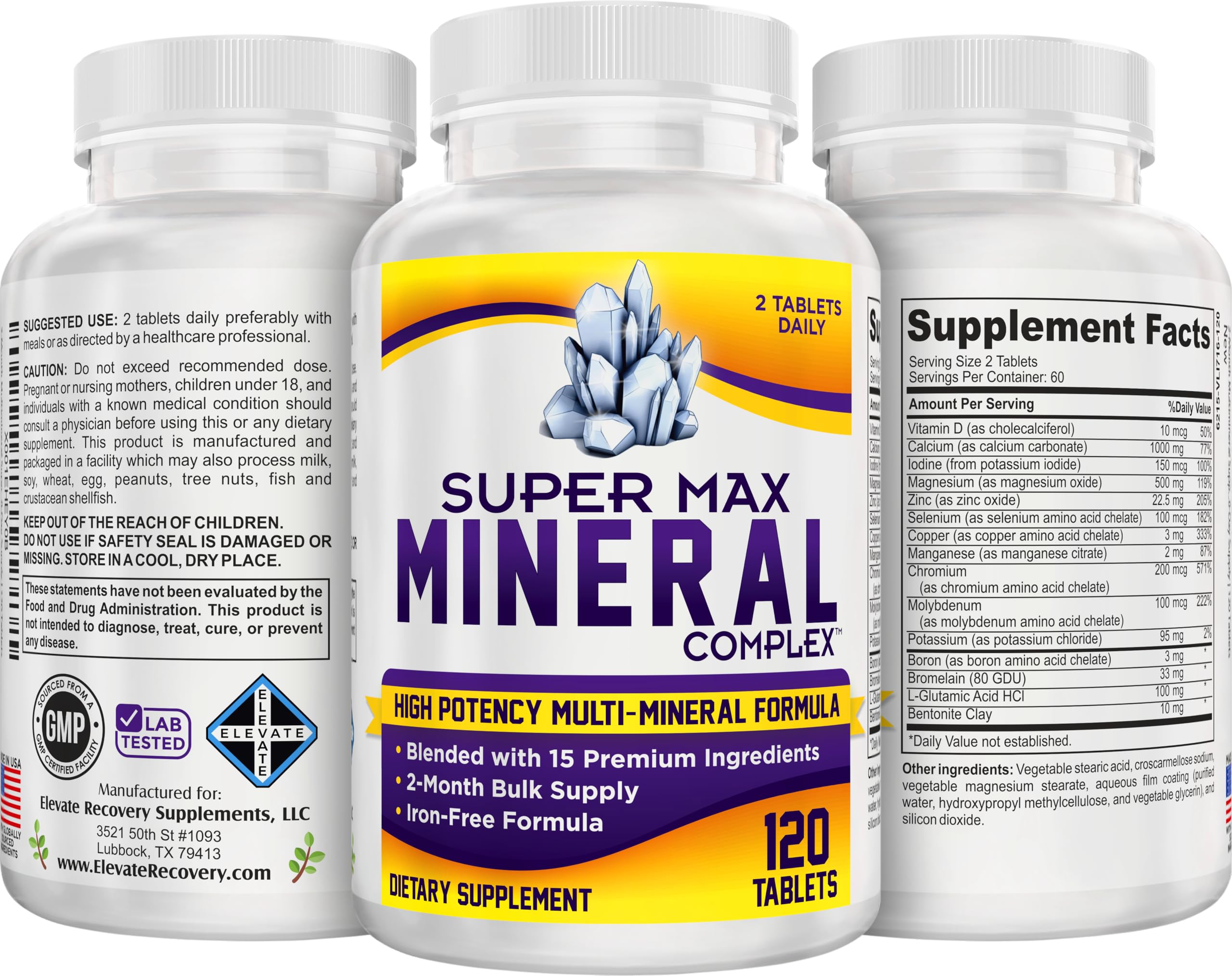 support use Multimineral Complex ingredients list