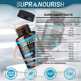 SUPRANOURISH Cortisol Balance Supplement side view with label