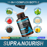 SUPRANOURISH Cortisol Manager bottle with measuring spoon