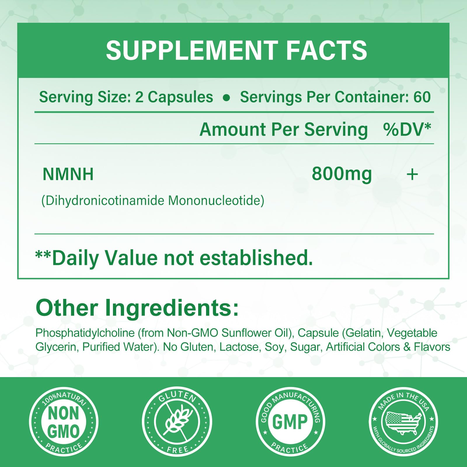 SUPRANOURISH NMNH Supplement 120g side view