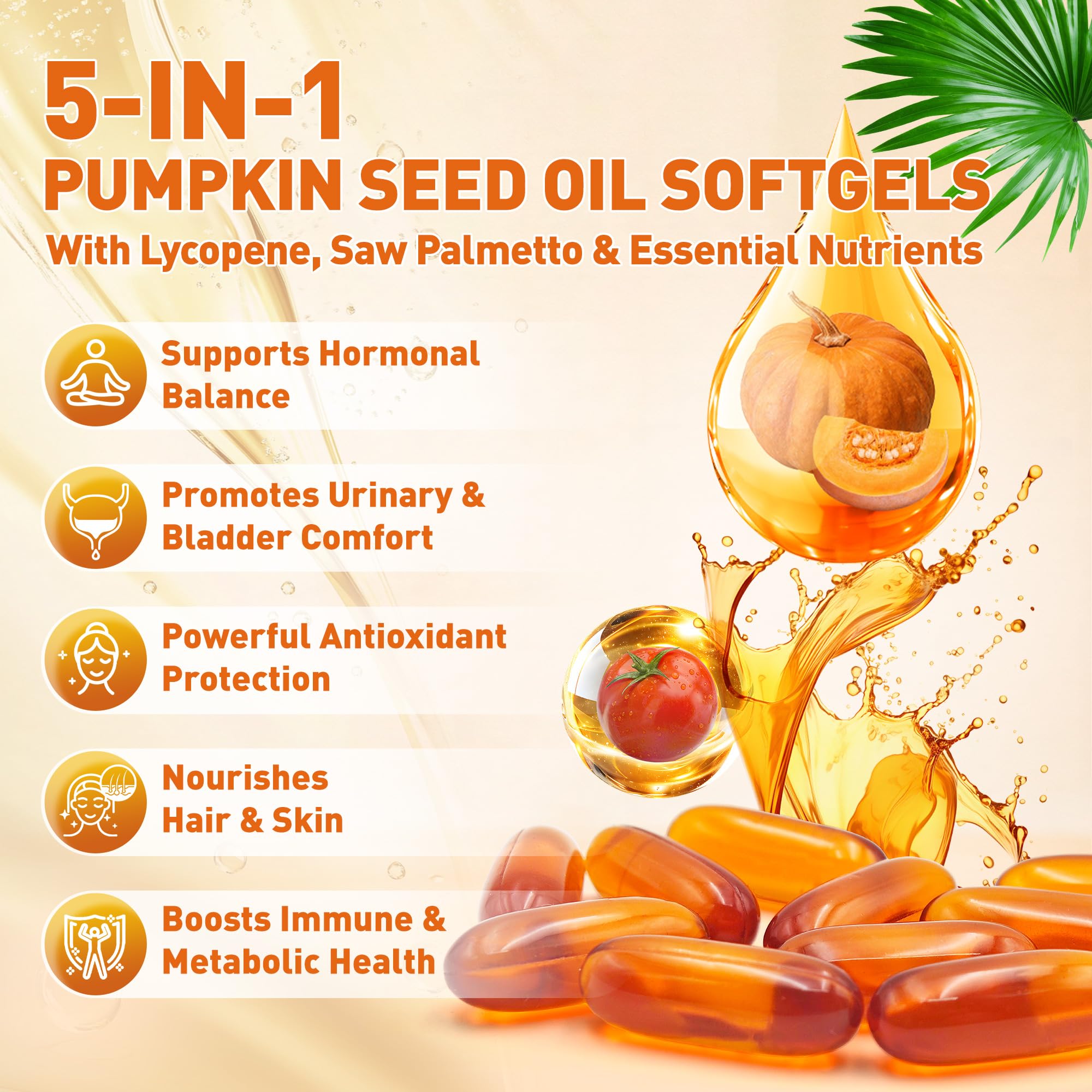SUPRANOURISH Pumpkin Seed Oil Softgels lifestyle scene