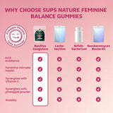 sups nature Feminine Balance Gummies lifestyle scene with a woman