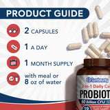 Surebounty Probiotic bottle with cap open