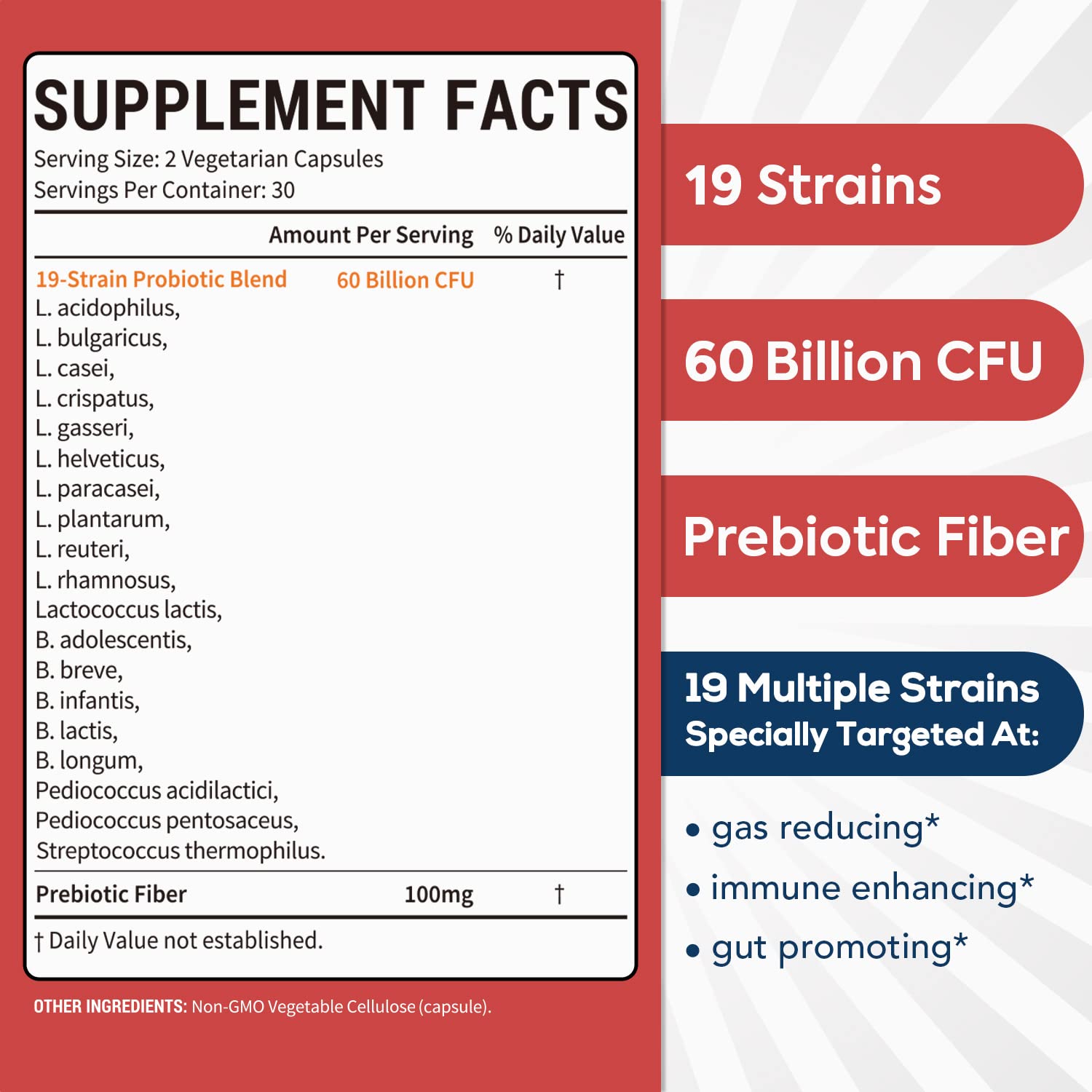 Surebounty Probiotic capsules close-up