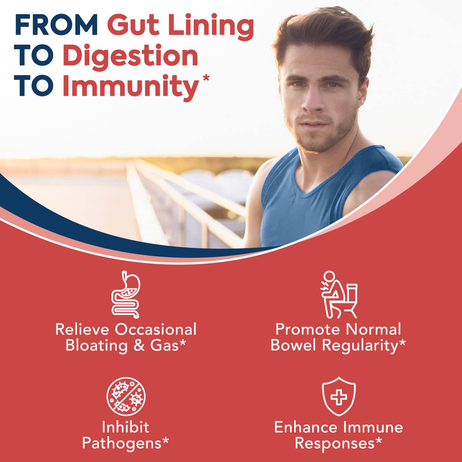 Surebounty Probiotic label with 19 strains listed