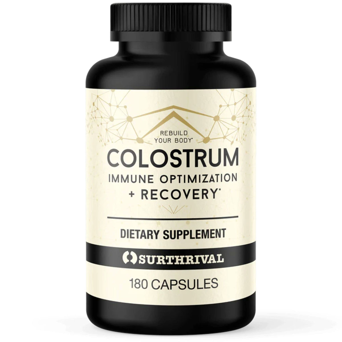 Surthrival Colostrum Capsules 60 count front view