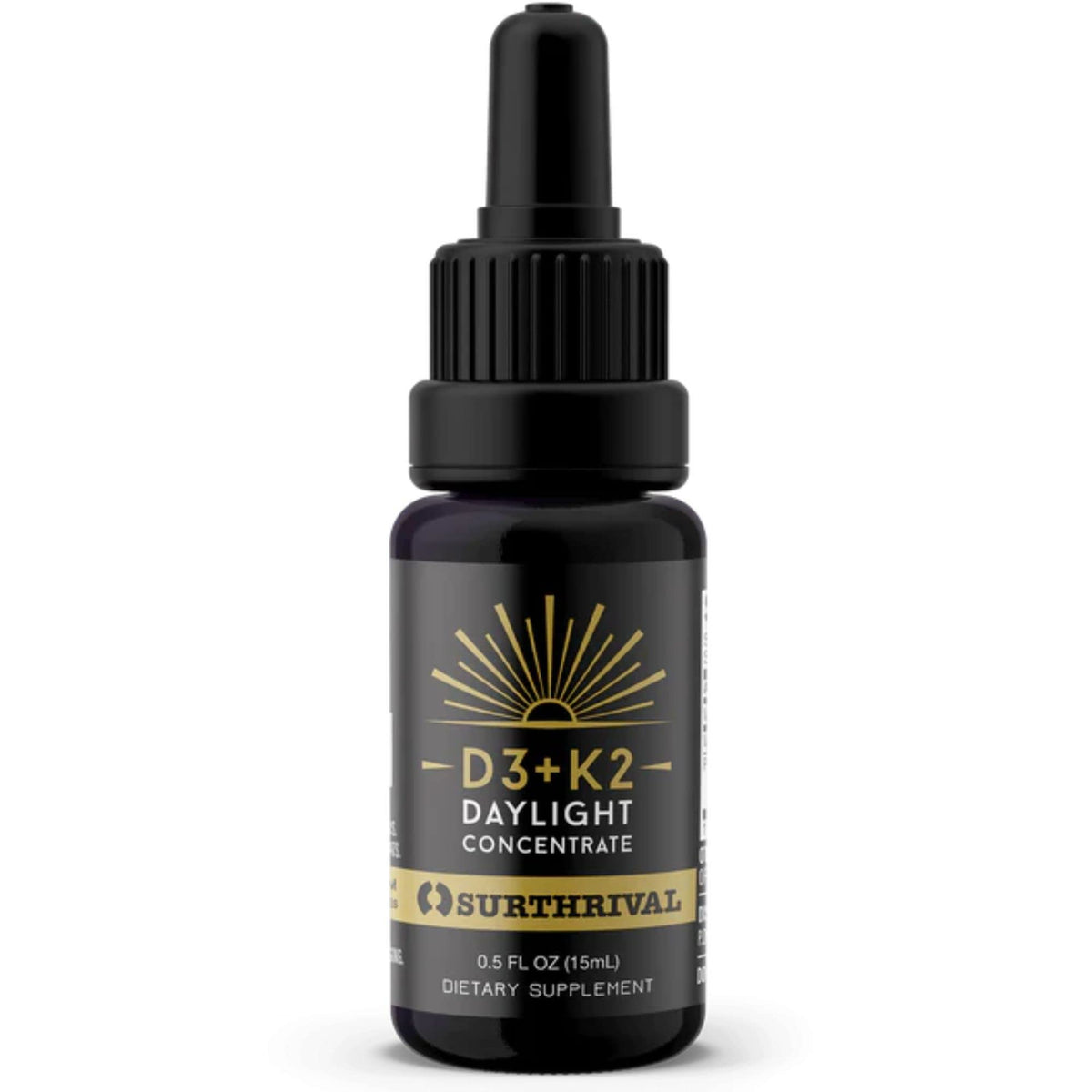 Surthrival Vitamin D3 & K2 Supplement bottle front view