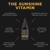 Surthrival Vitamin D3 & K2 Supplement side view with label