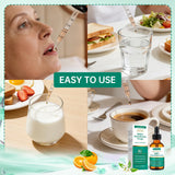 SustainWell Liposomal NAD+ Glutathione Liquid Drops with a glass of water