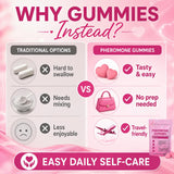 SUUDUUL Pheromone Gummies with fresh strawberries