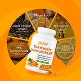 SUUDUUL Turmeric Curcumin 1000 mg bottle with a measuring spoon